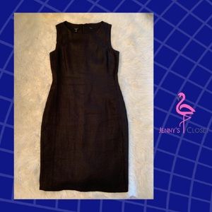 Talbots, Size 4P, Black Linen Dress
